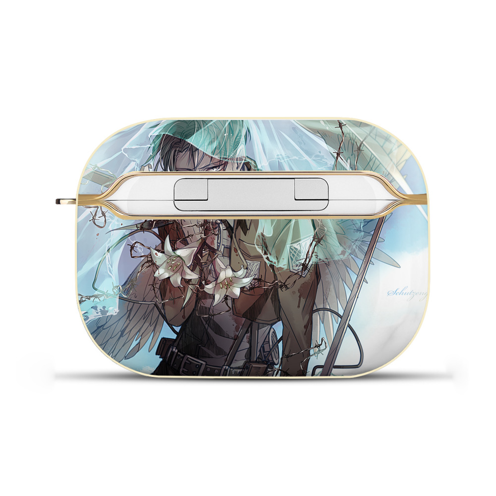 （画像用） 進撃の巨人 Attack on Titan 【AirPods Pro用】ハードシェル保護ケース｜耐衝撃・防指紋・カラビナ付き商品仕様