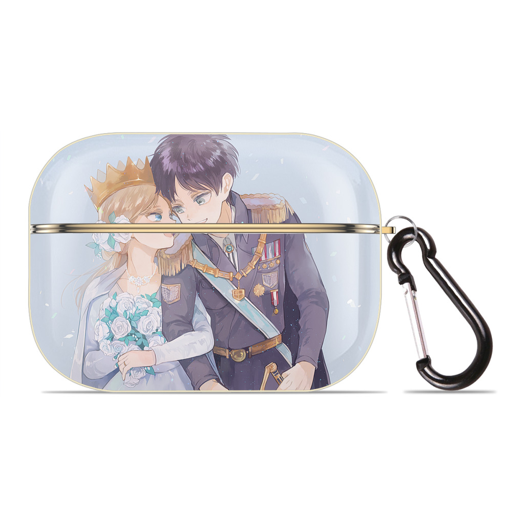 （画像用） 進撃の巨人 Attack on Titan 【AirPods Pro用】ハードシェル保護ケース｜耐衝撃・防指紋・カラビナ付き商品仕様