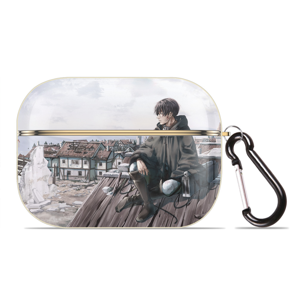 （画像用） 進撃の巨人 Attack on Titan 【AirPods Pro用】ハードシェル保護ケース｜耐衝撃・防指紋・カラビナ付き商品仕様