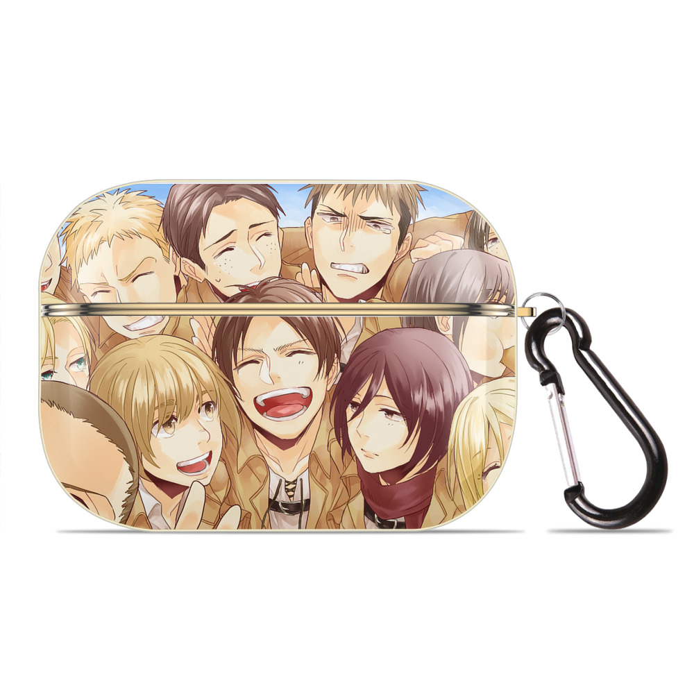 （画像用） 進撃の巨人 Attack on Titan 【AirPods Pro用】ハードシェル保護ケース｜耐衝撃・防指紋・カラビナ付き商品仕様