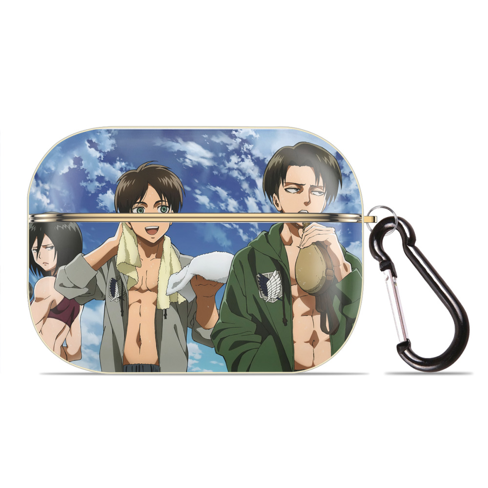 （画像用） 進撃の巨人 Attack on Titan 【AirPods Pro用】ハードシェル保護ケース｜耐衝撃・防指紋・カラビナ付き商品仕様