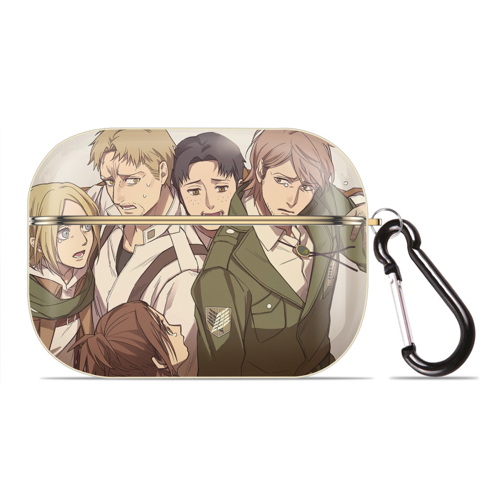 （画像用） 進撃の巨人 Attack on Titan 【AirPods Pro用】ハードシェル保護ケース｜耐衝撃・防指紋・カラビナ付き商品仕様
