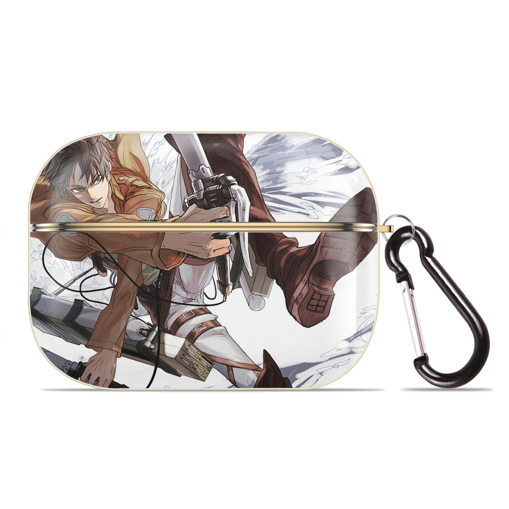 （画像用） 進撃の巨人 Attack on Titan 【AirPods Pro用】ハードシェル保護ケース｜耐衝撃・防指紋・カラビナ付き商品仕様
