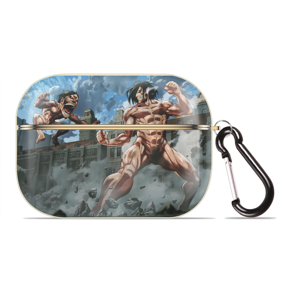 （画像用） 進撃の巨人 Attack on Titan 【AirPods Pro用】ハードシェル保護ケース｜耐衝撃・防指紋・カラビナ付き商品仕様