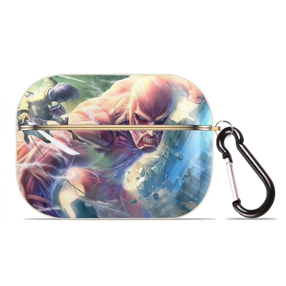 （画像用） 進撃の巨人 Attack on Titan 【AirPods Pro用】ハードシェル保護ケース｜耐衝撃・防指紋・カラビナ付き商品仕様