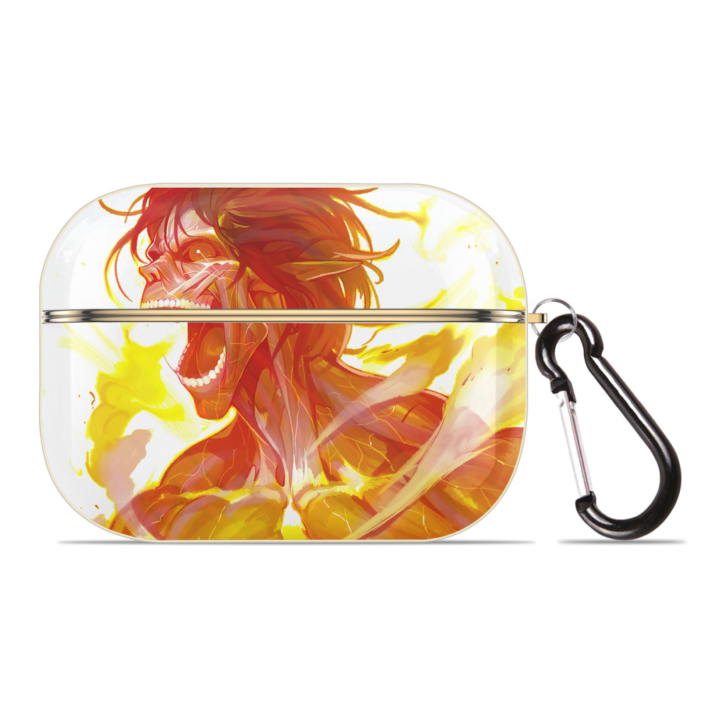 （画像用） 進撃の巨人 Attack on Titan 【AirPods Pro用】ハードシェル保護ケース｜耐衝撃・防指紋・カラビナ付き商品仕様