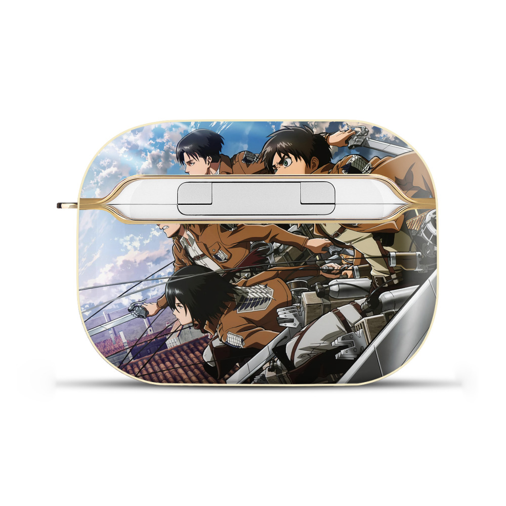（画像用） 進撃の巨人 Attack on Titan 【AirPods Pro用】ハードシェル保護ケース｜耐衝撃・防指紋・カラビナ付き商品仕様