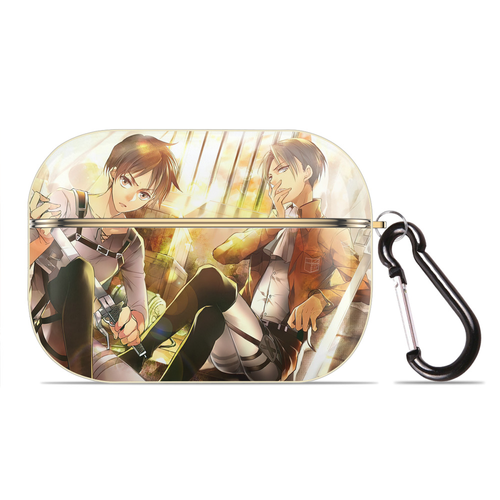 （画像用） 進撃の巨人 Attack on Titan 【AirPods Pro用】ハードシェル保護ケース｜耐衝撃・防指紋・カラビナ付き商品仕様