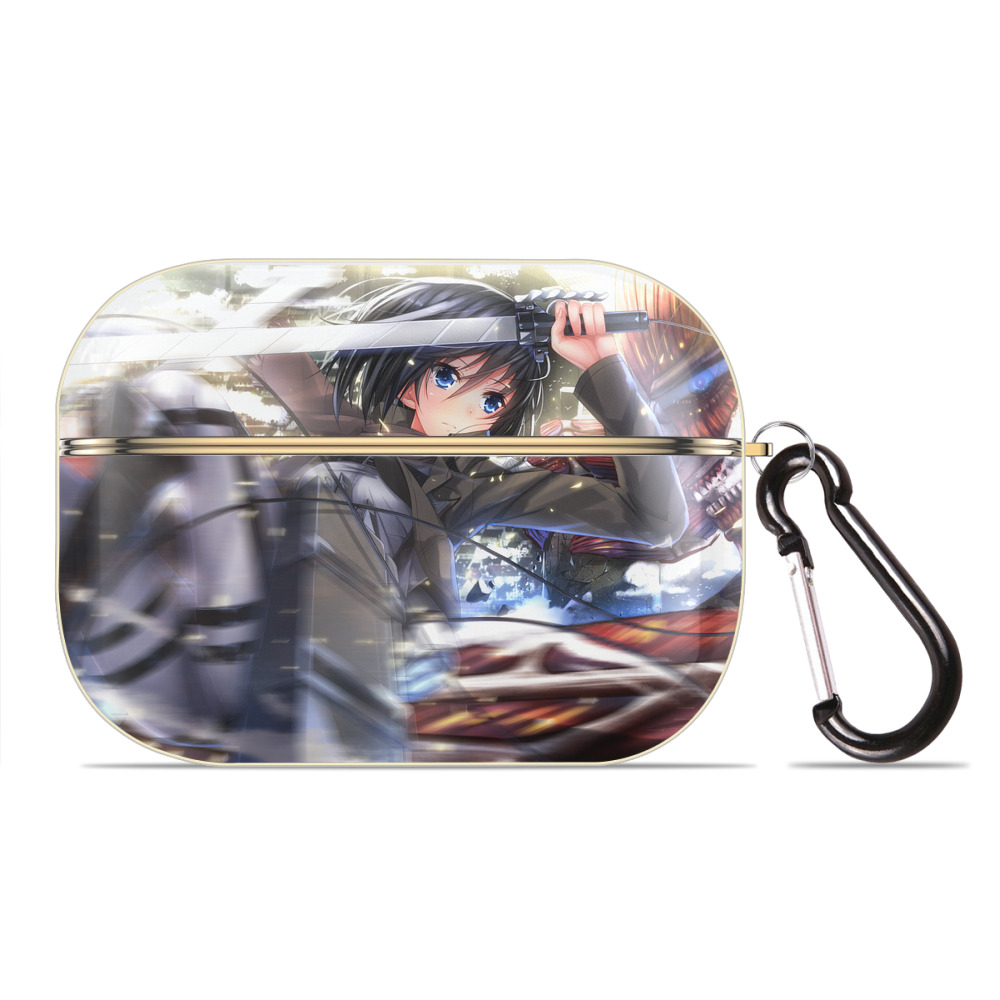 （画像用） 進撃の巨人 Attack on Titan 【AirPods Pro用】ハードシェル保護ケース｜耐衝撃・防指紋・カラビナ付き商品仕様