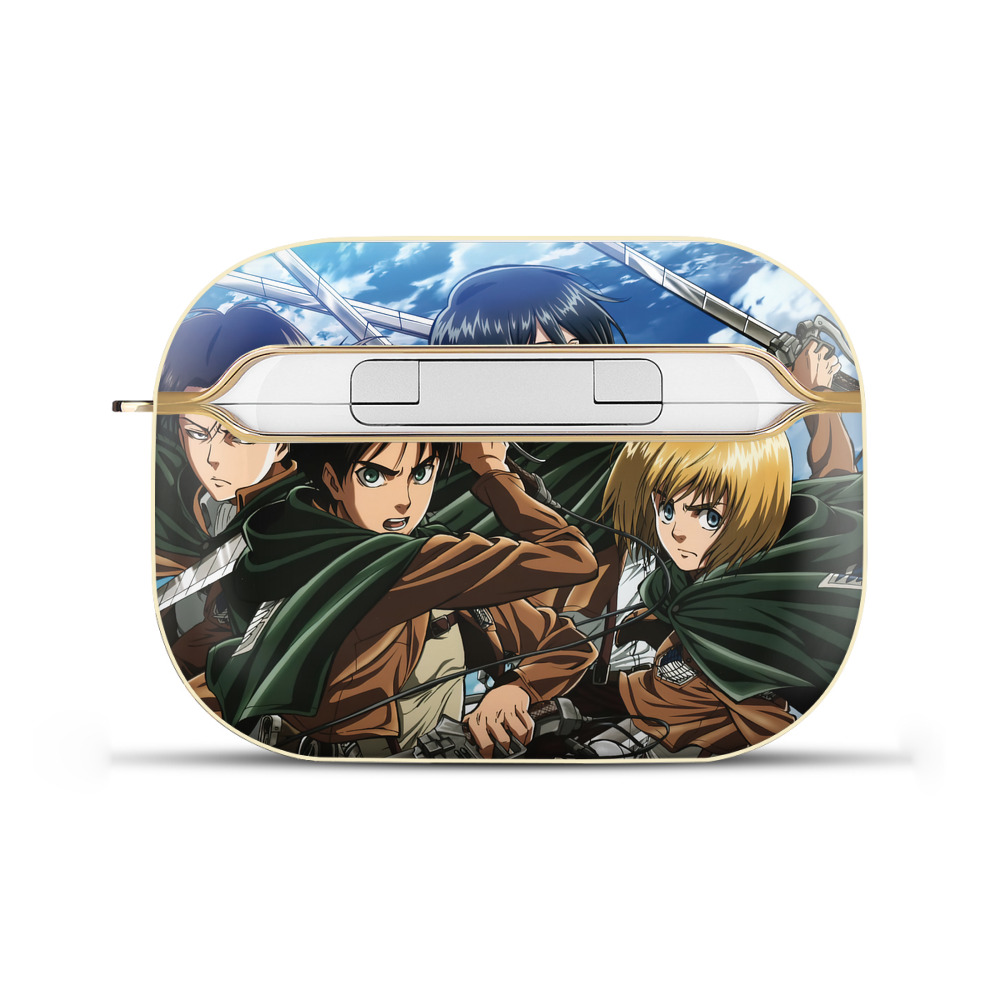 （画像用） 進撃の巨人 Attack on Titan 【AirPods Pro用】ハードシェル保護ケース｜耐衝撃・防指紋・カラビナ付き商品仕様