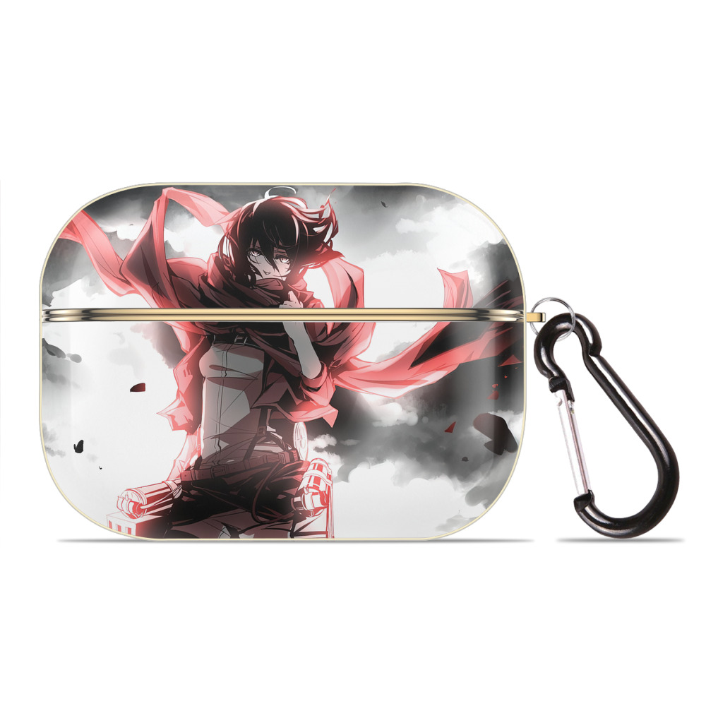 （画像用） 進撃の巨人 Attack on Titan 【AirPods Pro用】ハードシェル保護ケース｜耐衝撃・防指紋・カラビナ付き商品仕様