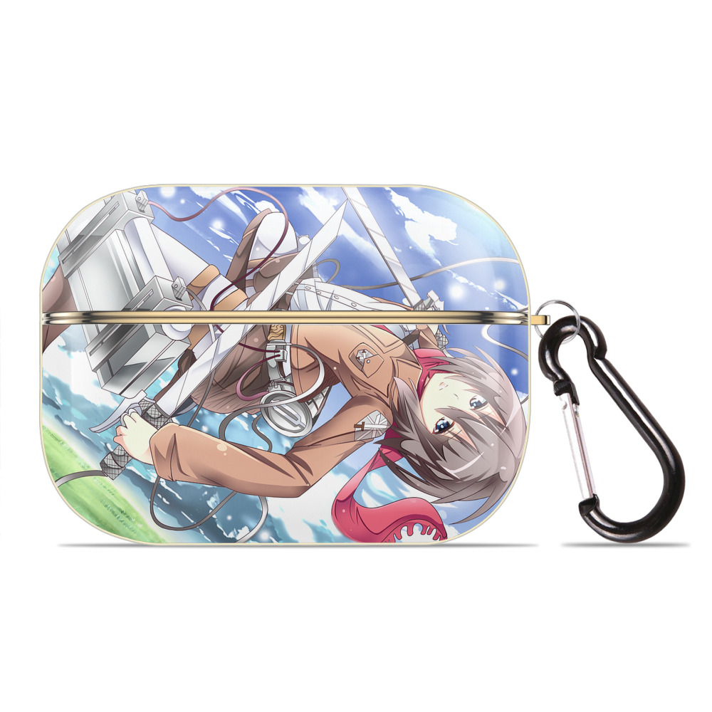 （画像用） 進撃の巨人 Attack on Titan 【AirPods Pro用】ハードシェル保護ケース｜耐衝撃・防指紋・カラビナ付き商品仕様