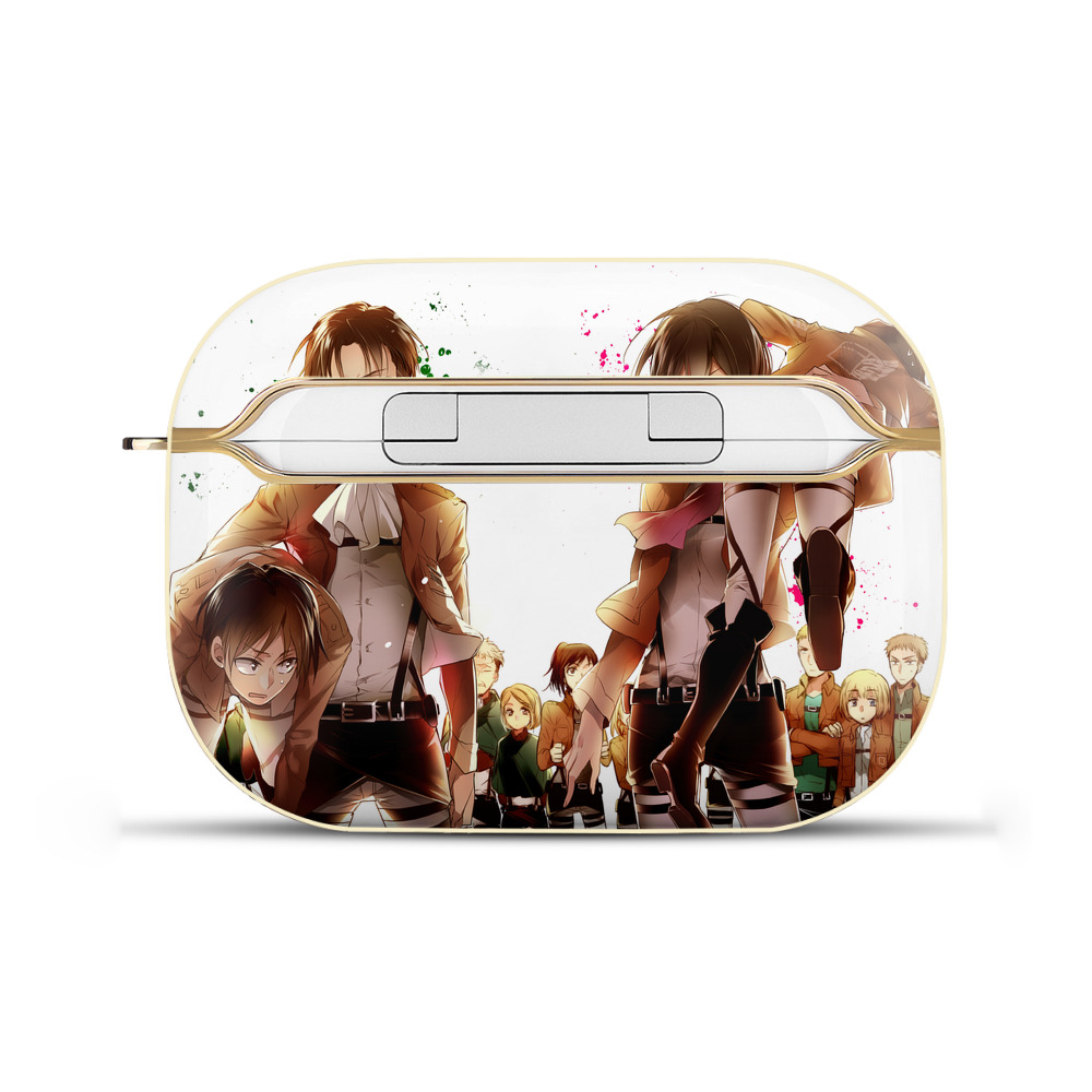 （画像用） 進撃の巨人 Attack on Titan 【AirPods Pro用】ハードシェル保護ケース｜耐衝撃・防指紋・カラビナ付き商品仕様
