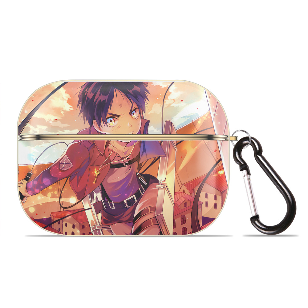 （画像用） 進撃の巨人 Attack on Titan 【AirPods Pro用】ハードシェル保護ケース｜耐衝撃・防指紋・カラビナ付き商品仕様
