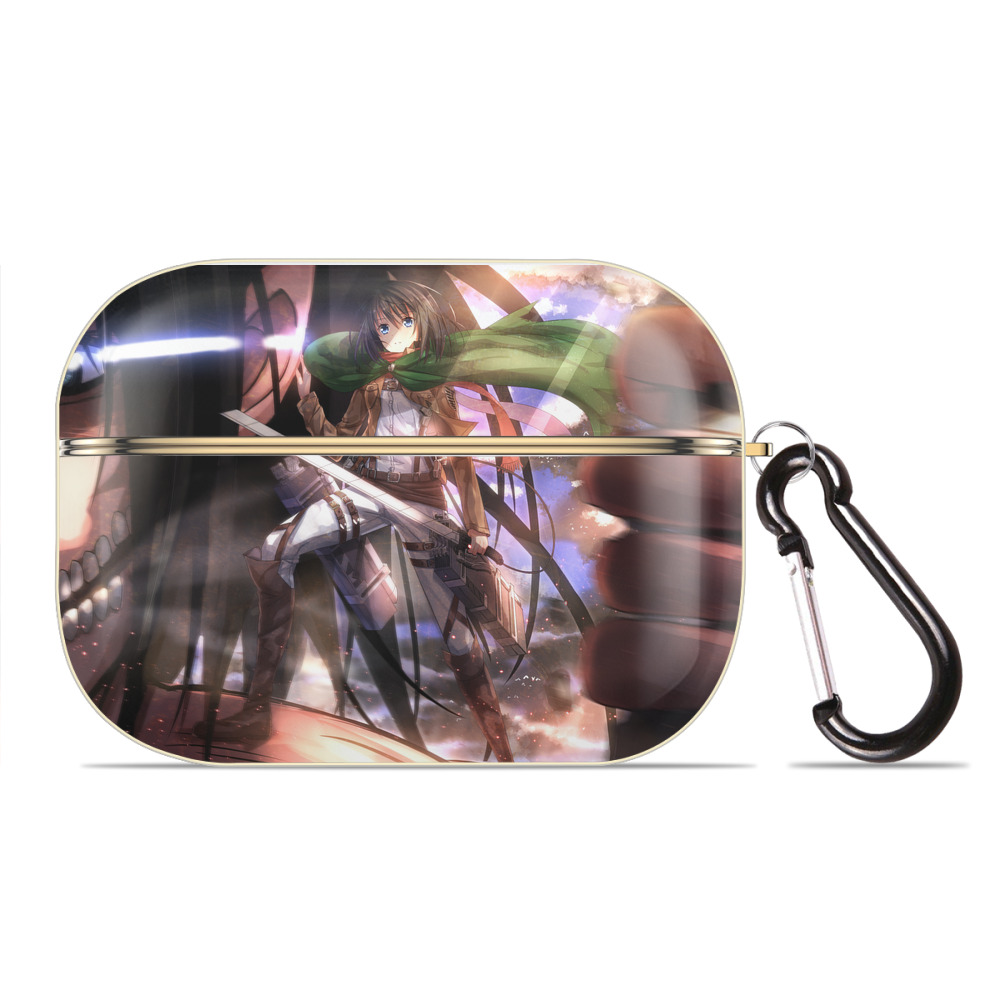 （画像用） 進撃の巨人 Attack on Titan 【AirPods Pro用】ハードシェル保護ケース｜耐衝撃・防指紋・カラビナ付き商品仕様