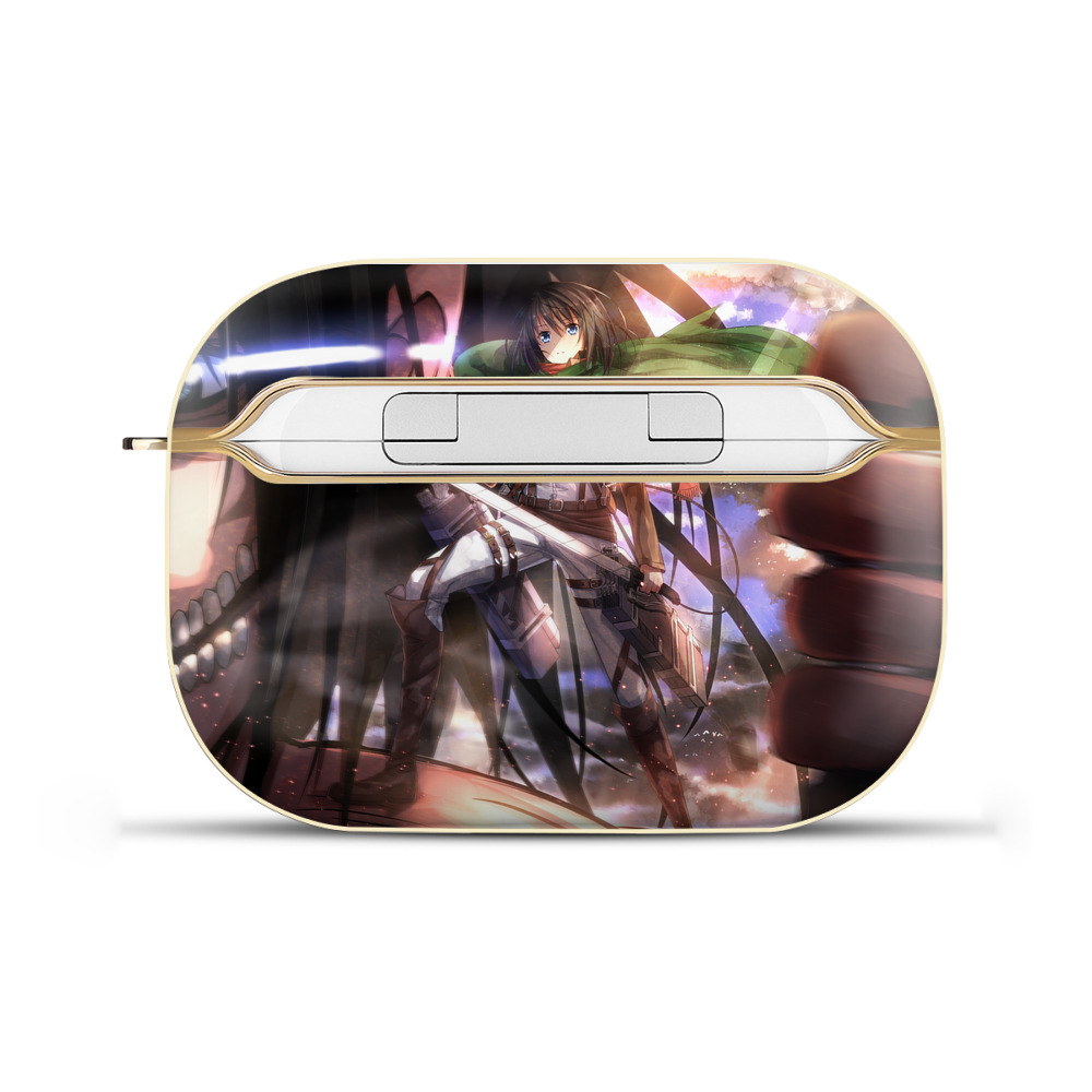 （画像用） 進撃の巨人 Attack on Titan 【AirPods Pro用】ハードシェル保護ケース｜耐衝撃・防指紋・カラビナ付き商品仕様
