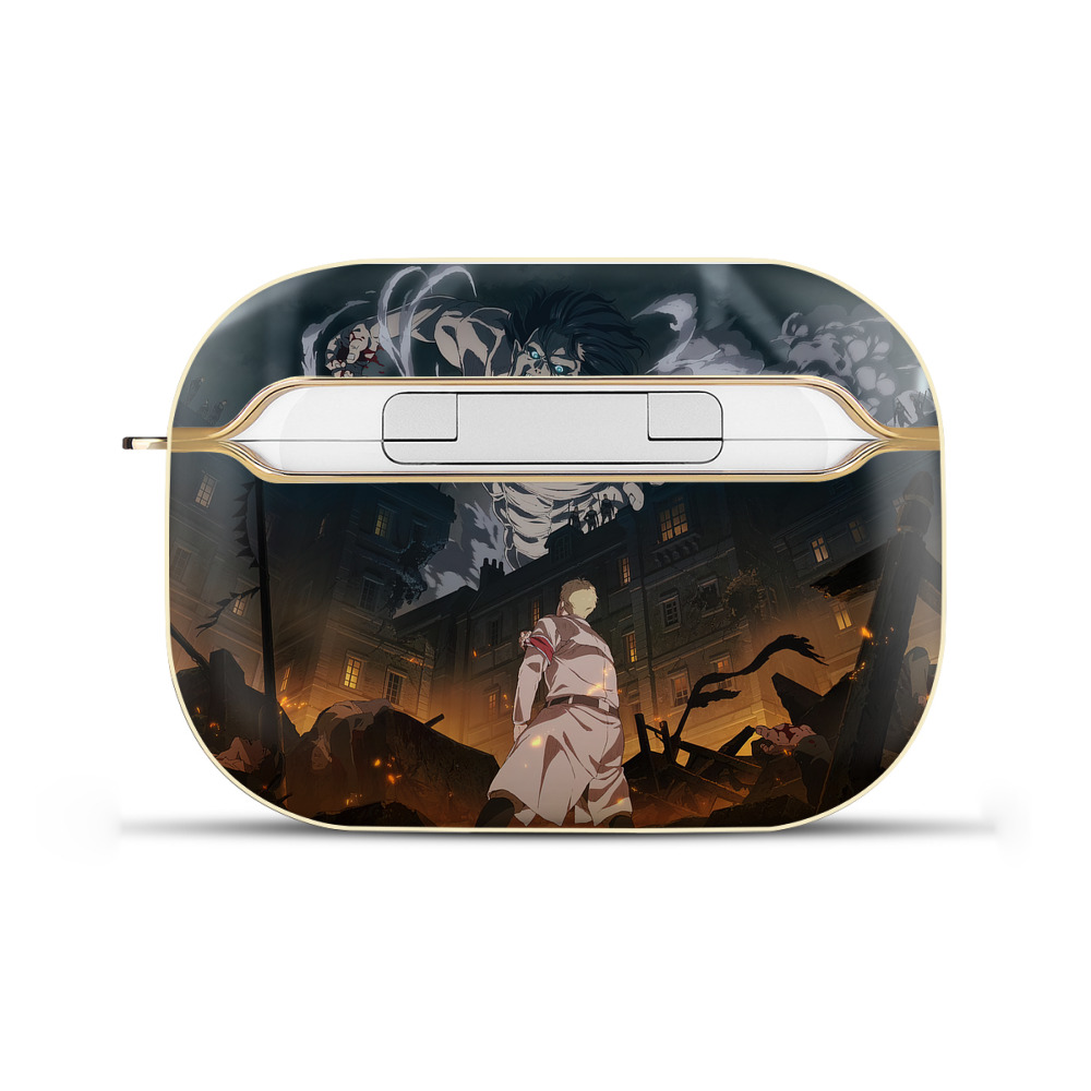 （画像用） 進撃の巨人 Attack on Titan 【AirPods Pro用】ハードシェル保護ケース｜耐衝撃・防指紋・カラビナ付き商品仕様