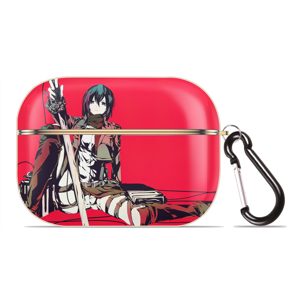 （画像用） 進撃の巨人 Attack on Titan 【AirPods Pro用】ハードシェル保護ケース｜耐衝撃・防指紋・カラビナ付き商品仕様