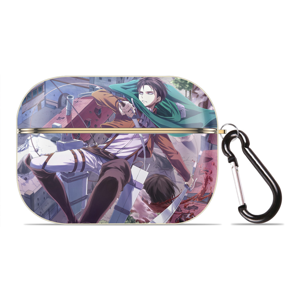 （画像用） 進撃の巨人 Attack on Titan 【AirPods Pro用】ハードシェル保護ケース｜耐衝撃・防指紋・カラビナ付き商品仕様