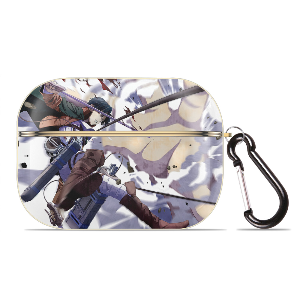 （画像用） 進撃の巨人 Attack on Titan 【AirPods Pro用】ハードシェル保護ケース｜耐衝撃・防指紋・カラビナ付き商品仕様