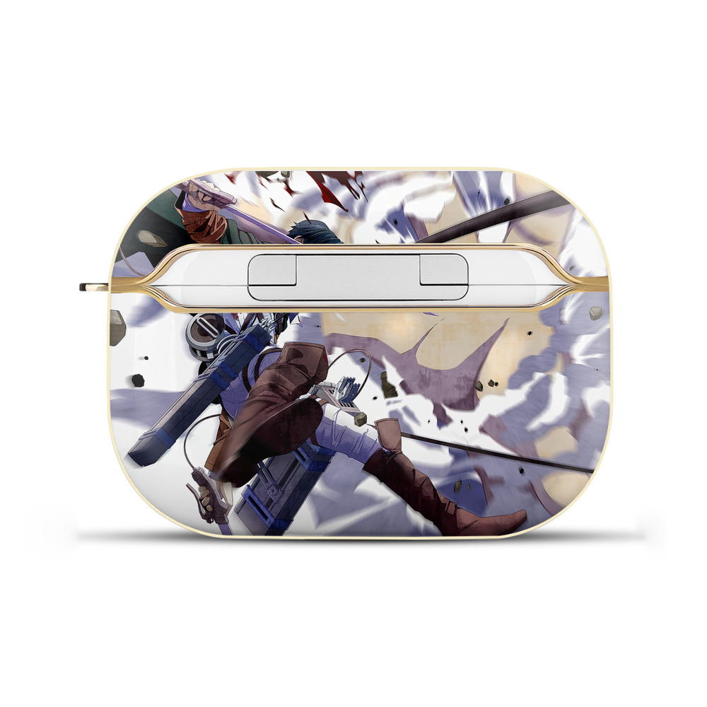 （画像用） 進撃の巨人 Attack on Titan 【AirPods Pro用】ハードシェル保護ケース｜耐衝撃・防指紋・カラビナ付き商品仕様