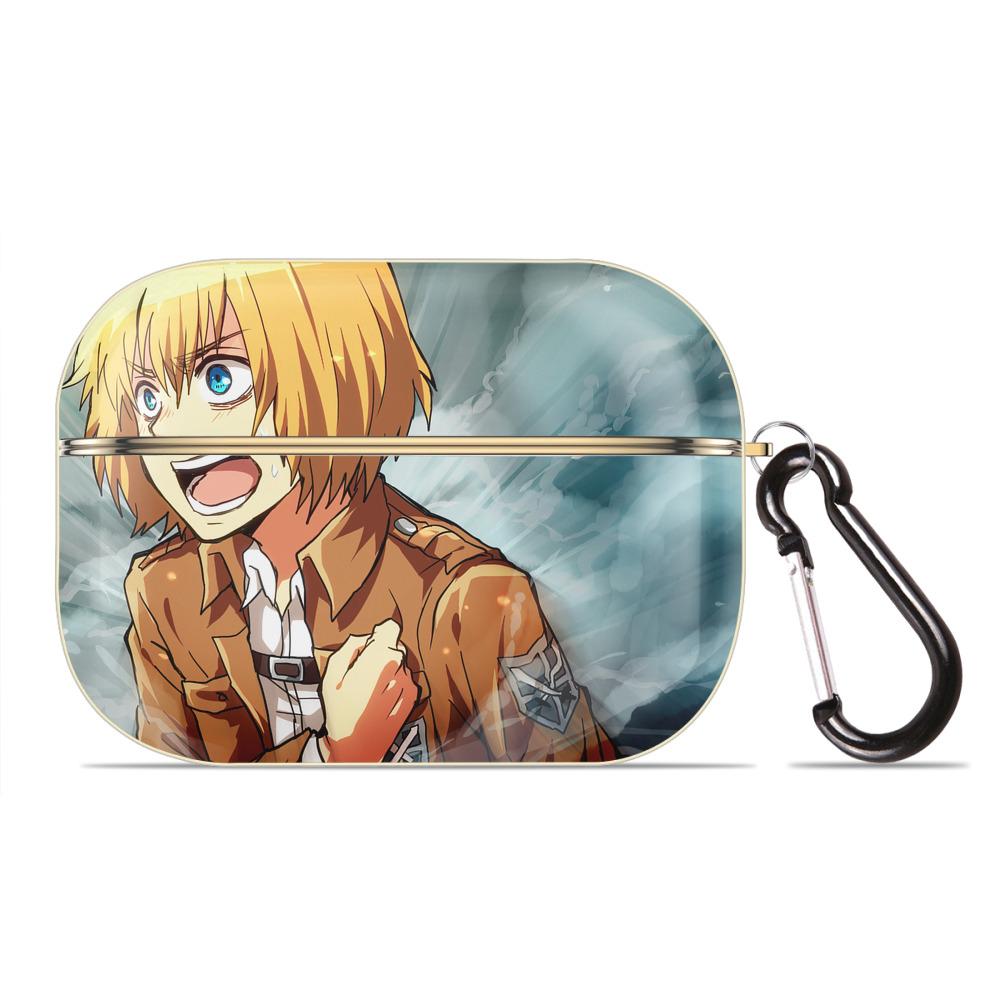 （画像用） 進撃の巨人 Attack on Titan 【AirPods Pro用】ハードシェル保護ケース｜耐衝撃・防指紋・カラビナ付き商品仕様