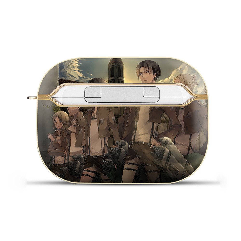 （画像用） 進撃の巨人 Attack on Titan 【AirPods Pro用】ハードシェル保護ケース｜耐衝撃・防指紋・カラビナ付き商品仕様