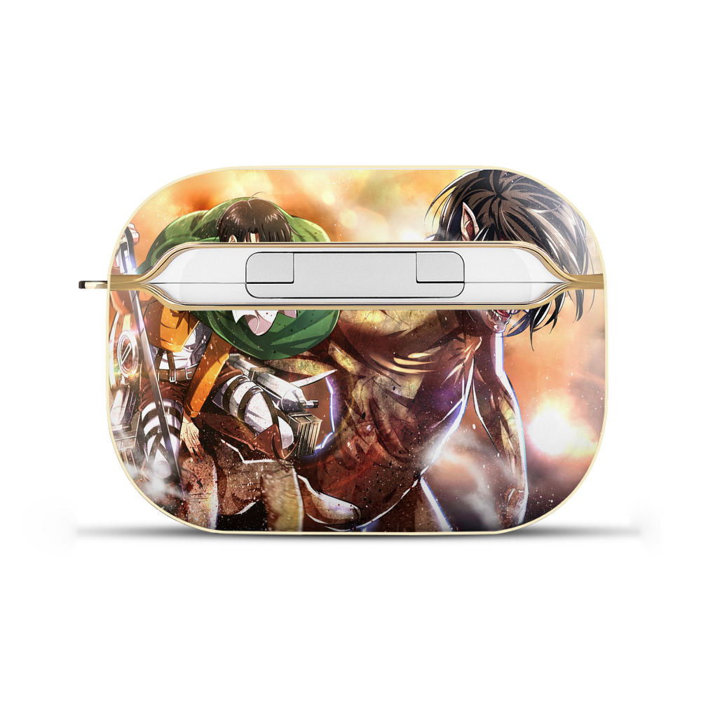（画像用） 進撃の巨人 Attack on Titan 【AirPods Pro用】ハードシェル保護ケース｜耐衝撃・防指紋・カラビナ付き商品仕様