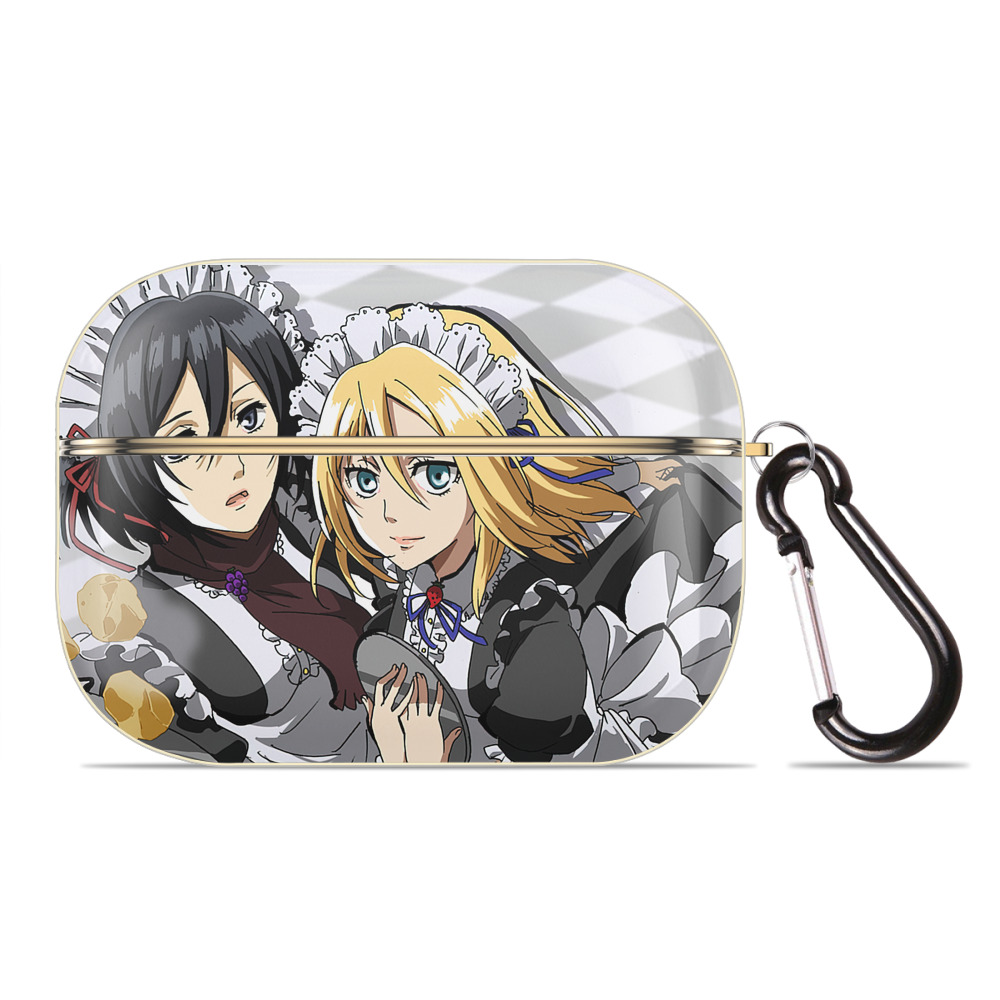 （画像用） 進撃の巨人 Attack on Titan 【AirPods Pro用】ハードシェル保護ケース｜耐衝撃・防指紋・カラビナ付き商品仕様