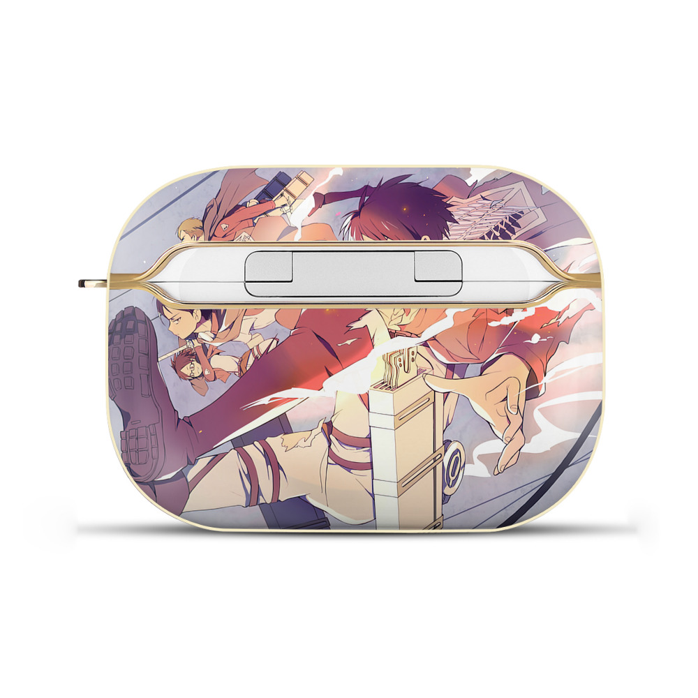 （画像用） 進撃の巨人 Attack on Titan 【AirPods Pro用】ハードシェル保護ケース｜耐衝撃・防指紋・カラビナ付き商品仕様