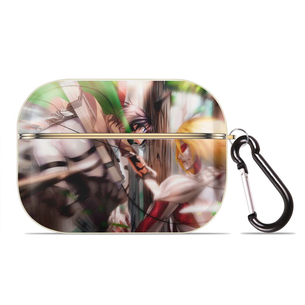（画像用） 進撃の巨人 Attack on Titan 【AirPods Pro用】ハードシェル保護ケース｜耐衝撃・防指紋・カラビナ付き商品仕様