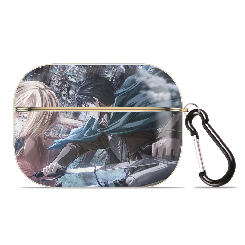 （画像用） 進撃の巨人 Attack on Titan 【AirPods Pro用】ハードシェル保護ケース｜耐衝撃・防指紋・カラビナ付き商品仕様