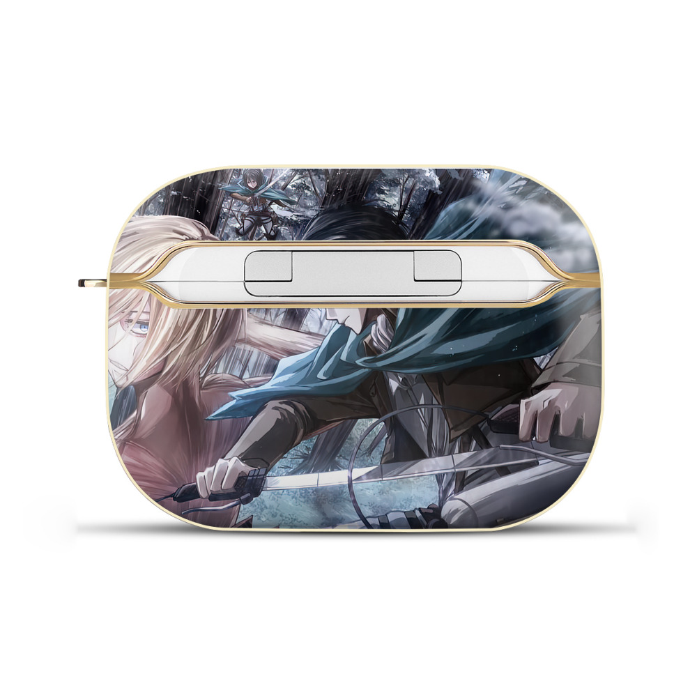 （画像用） 進撃の巨人 Attack on Titan 【AirPods Pro用】ハードシェル保護ケース｜耐衝撃・防指紋・カラビナ付き商品仕様