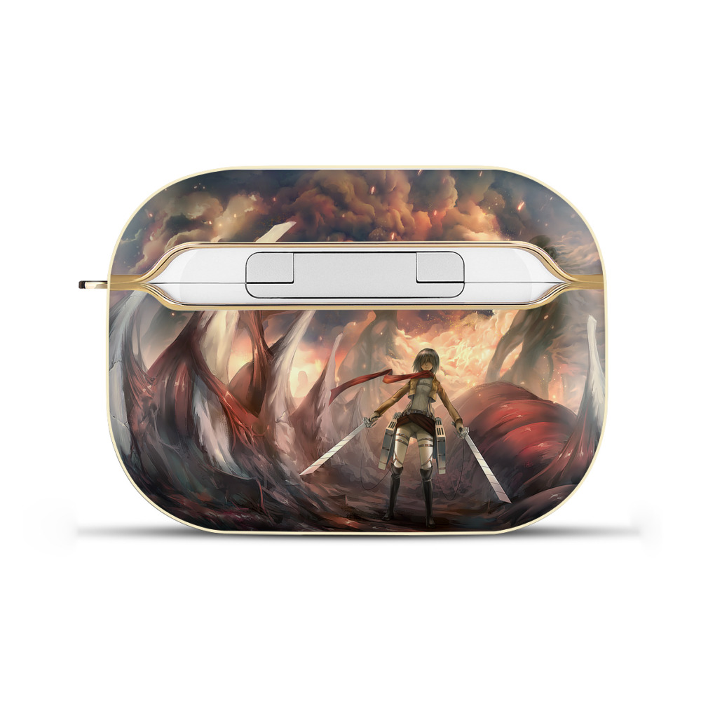 （画像用） 進撃の巨人 Attack on Titan 【AirPods Pro用】ハードシェル保護ケース｜耐衝撃・防指紋・カラビナ付き商品仕様