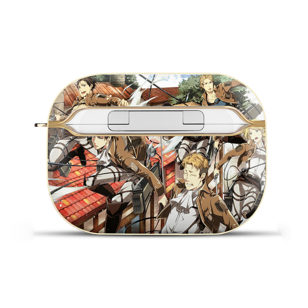 （画像用） 進撃の巨人 Attack on Titan 【AirPods Pro用】ハードシェル保護ケース｜耐衝撃・防指紋・カラビナ付き商品仕様