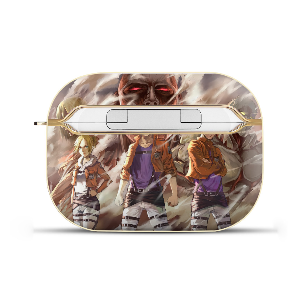 （画像用） 進撃の巨人 Attack on Titan 【AirPods Pro用】ハードシェル保護ケース｜耐衝撃・防指紋・カラビナ付き商品仕様