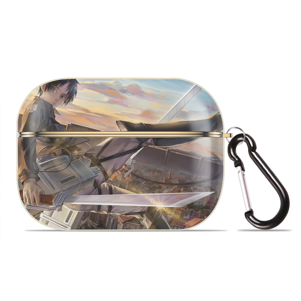 （画像用） 進撃の巨人 Attack on Titan 【AirPods Pro用】ハードシェル保護ケース｜耐衝撃・防指紋・カラビナ付き商品仕様