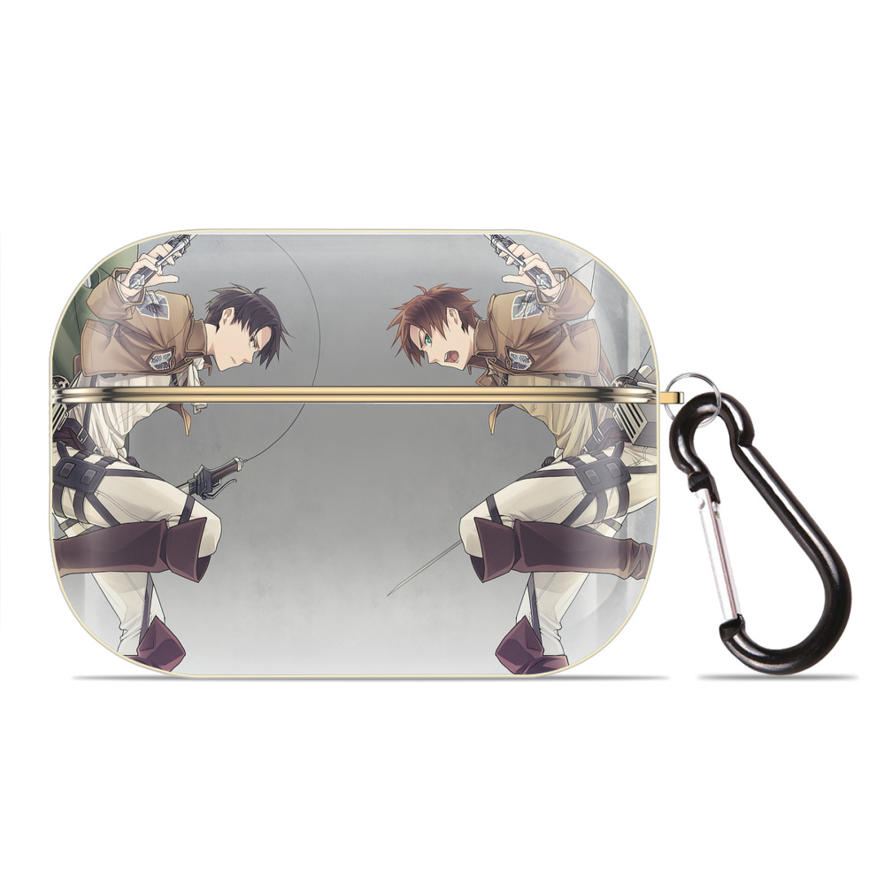 （画像用） 進撃の巨人 Attack on Titan 【AirPods Pro用】ハードシェル保護ケース｜耐衝撃・防指紋・カラビナ付き商品仕様