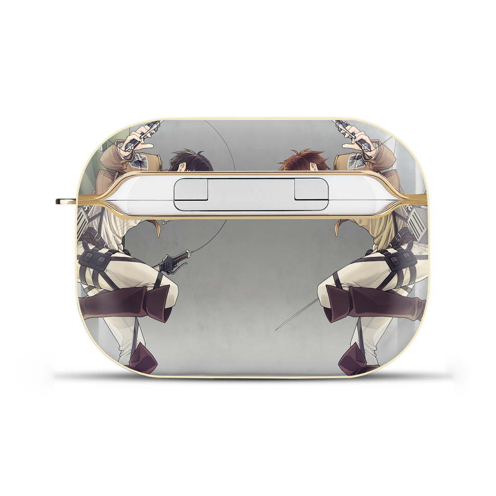 （画像用） 進撃の巨人 Attack on Titan 【AirPods Pro用】ハードシェル保護ケース｜耐衝撃・防指紋・カラビナ付き商品仕様