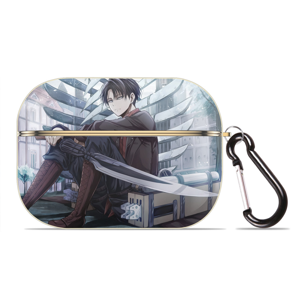 （画像用） 進撃の巨人 Attack on Titan 【AirPods Pro用】ハードシェル保護ケース｜耐衝撃・防指紋・カラビナ付き商品仕様