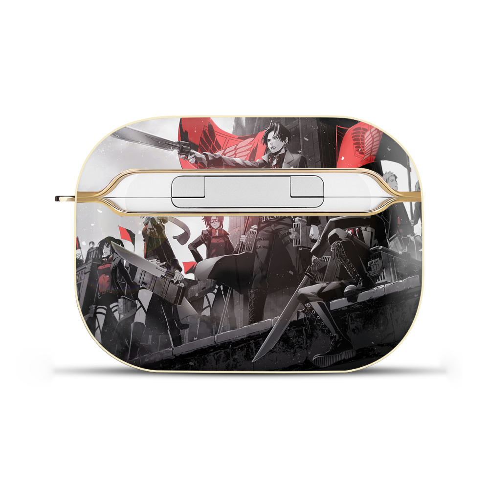 （画像用） 進撃の巨人 Attack on Titan 【AirPods Pro用】ハードシェル保護ケース｜耐衝撃・防指紋・カラビナ付き商品仕様