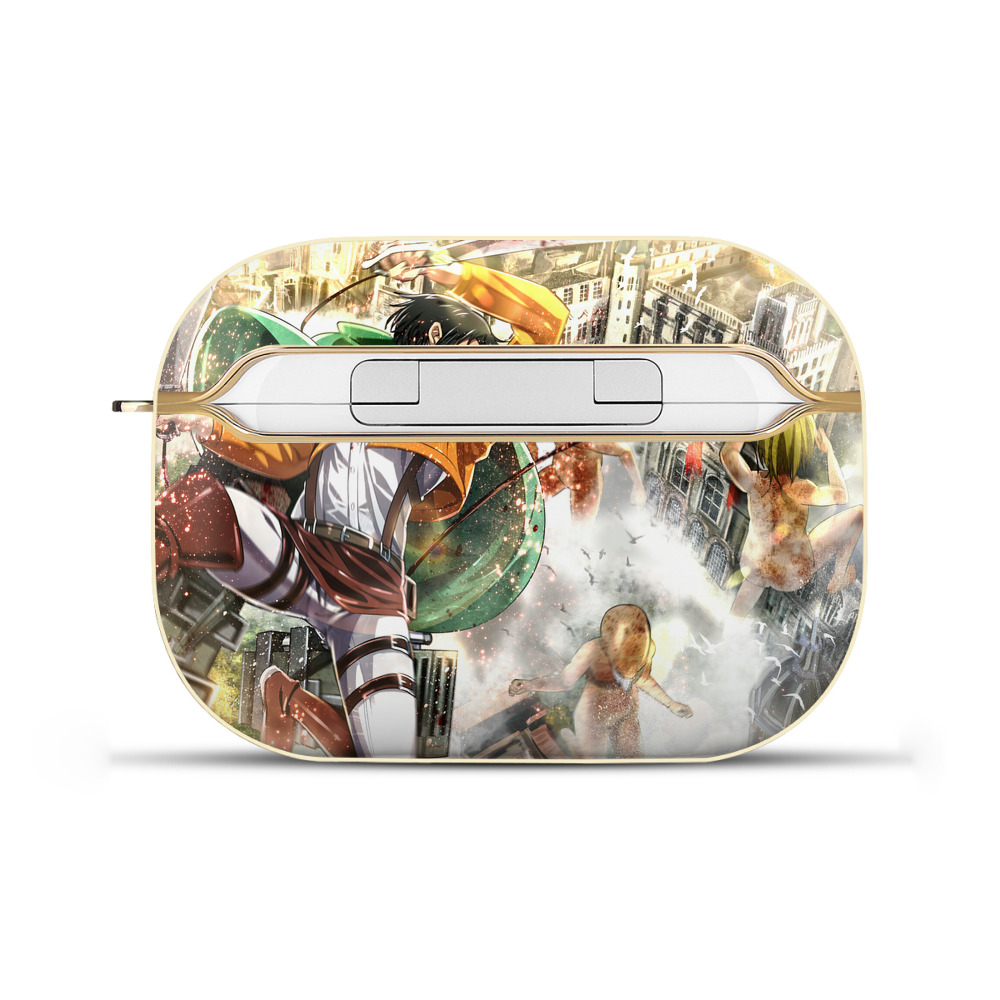 （画像用） 進撃の巨人 Attack on Titan 【AirPods Pro用】ハードシェル保護ケース｜耐衝撃・防指紋・カラビナ付き商品仕様