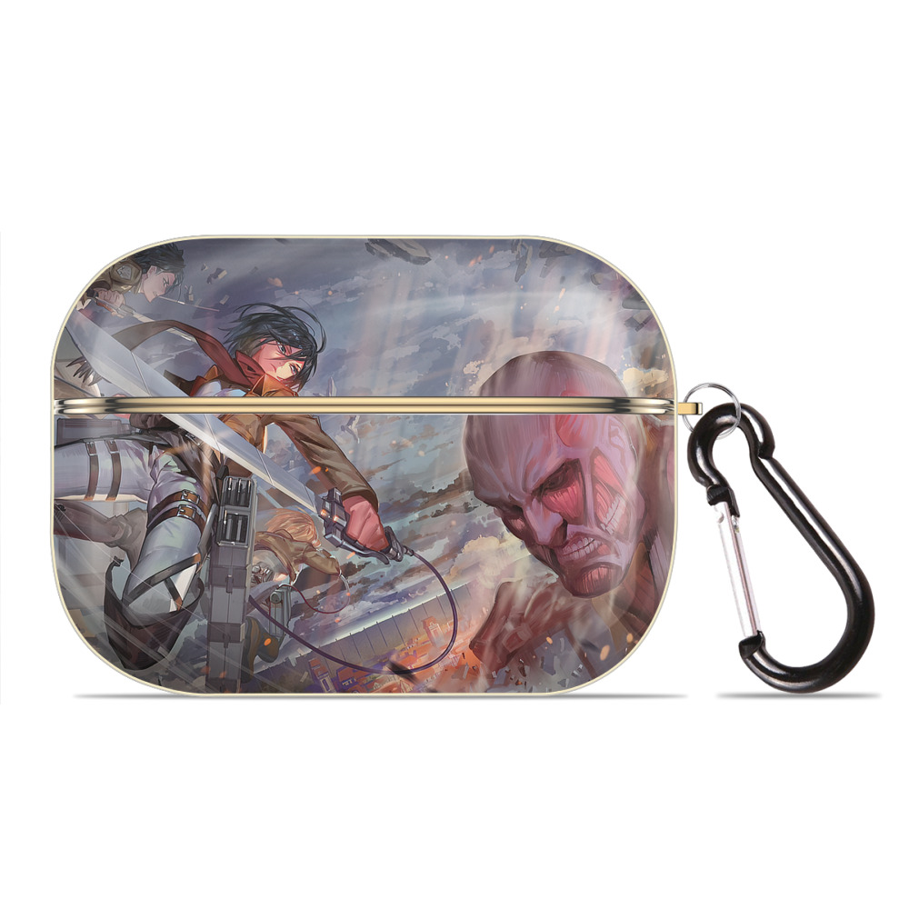 （画像用） 進撃の巨人 Attack on Titan 【AirPods Pro用】ハードシェル保護ケース｜耐衝撃・防指紋・カラビナ付き商品仕様