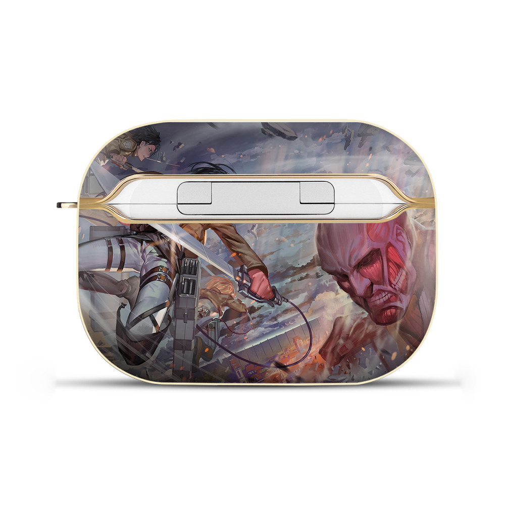 （画像用） 進撃の巨人 Attack on Titan 【AirPods Pro用】ハードシェル保護ケース｜耐衝撃・防指紋・カラビナ付き商品仕様