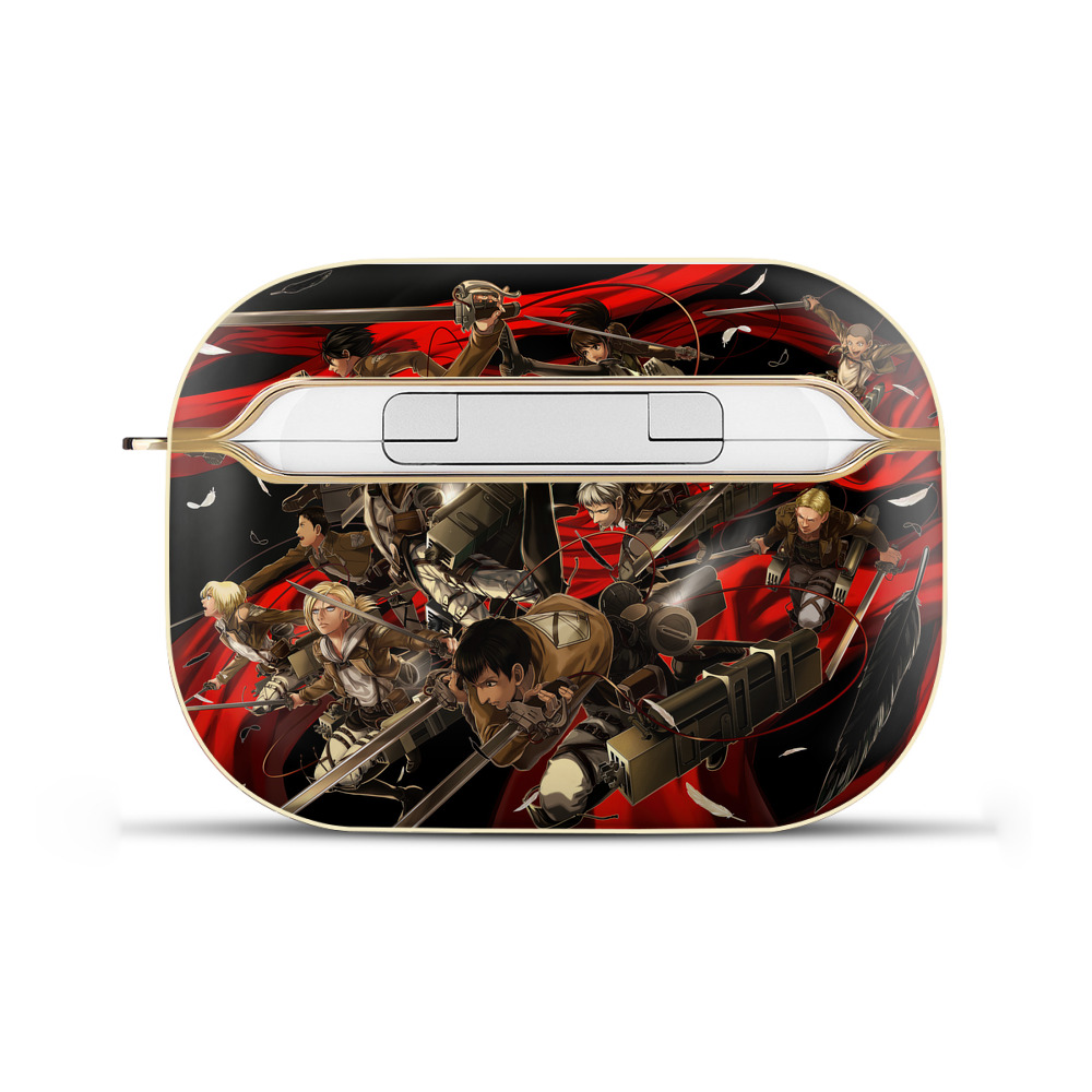 （画像用） 進撃の巨人 Attack on Titan 【AirPods Pro用】ハードシェル保護ケース｜耐衝撃・防指紋・カラビナ付き商品仕様