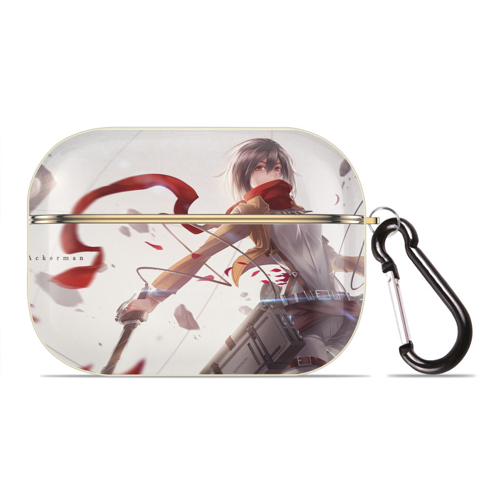 （画像用） 進撃の巨人 Attack on Titan 【AirPods Pro用】ハードシェル保護ケース｜耐衝撃・防指紋・カラビナ付き商品仕様