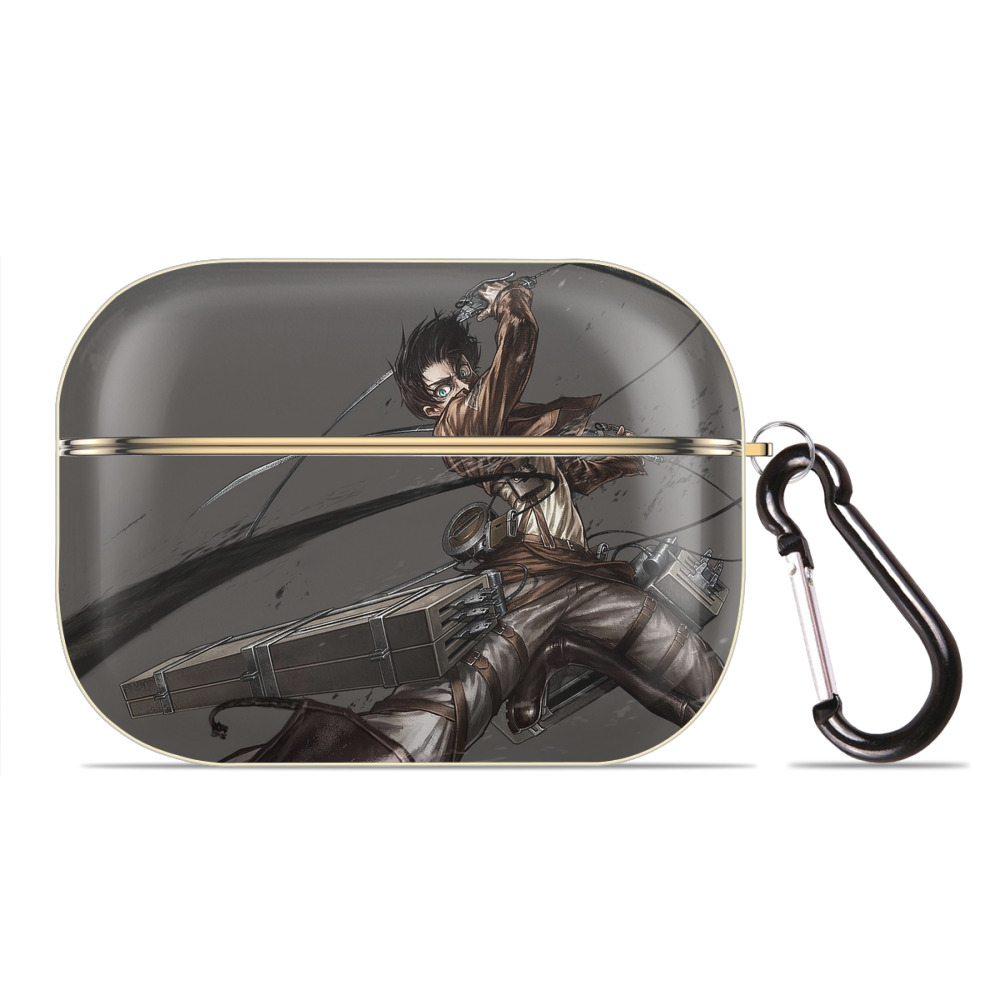 （画像用） 進撃の巨人 Attack on Titan 【AirPods Pro用】ハードシェル保護ケース｜耐衝撃・防指紋・カラビナ付き商品仕様