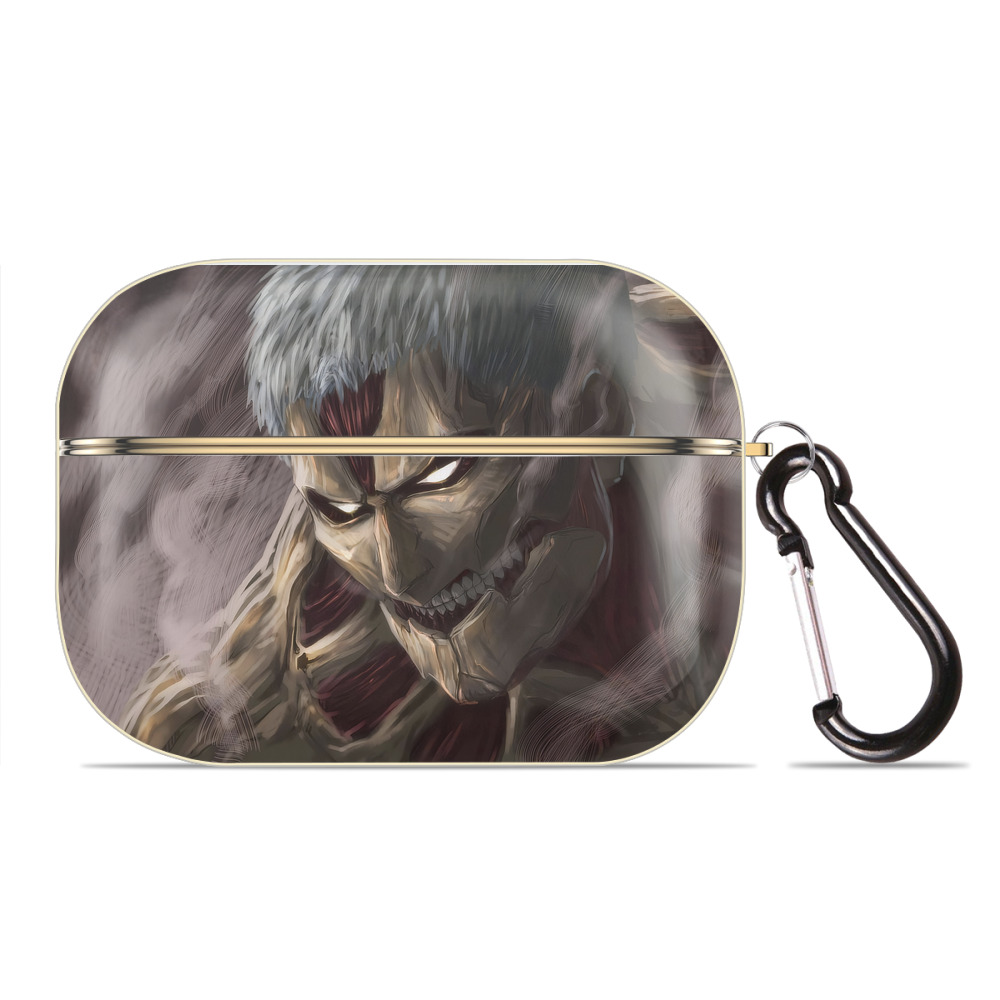 （画像用） 進撃の巨人 Attack on Titan 【AirPods Pro用】ハードシェル保護ケース｜耐衝撃・防指紋・カラビナ付き商品仕様