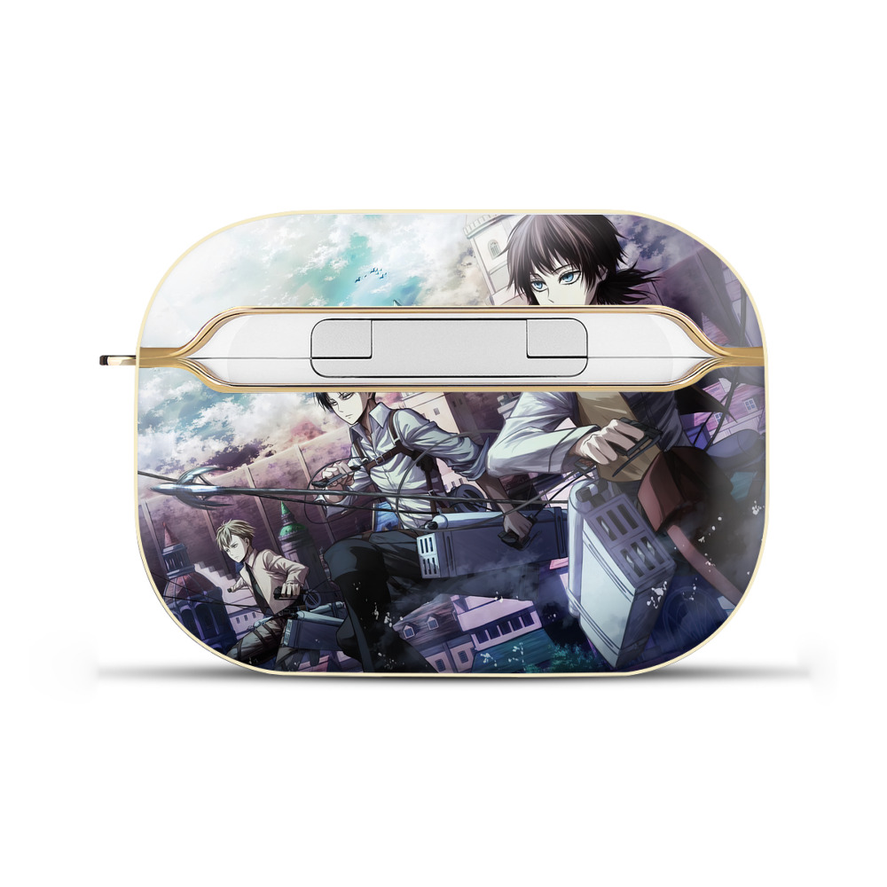 （画像用） 進撃の巨人 Attack on Titan 【AirPods Pro用】ハードシェル保護ケース｜耐衝撃・防指紋・カラビナ付き商品仕様