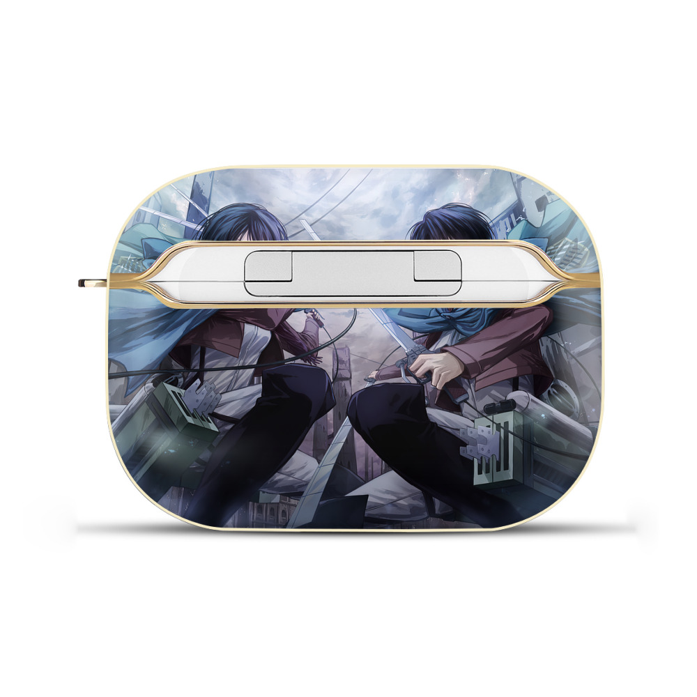 （画像用） 進撃の巨人 Attack on Titan 【AirPods Pro用】ハードシェル保護ケース｜耐衝撃・防指紋・カラビナ付き商品仕様
